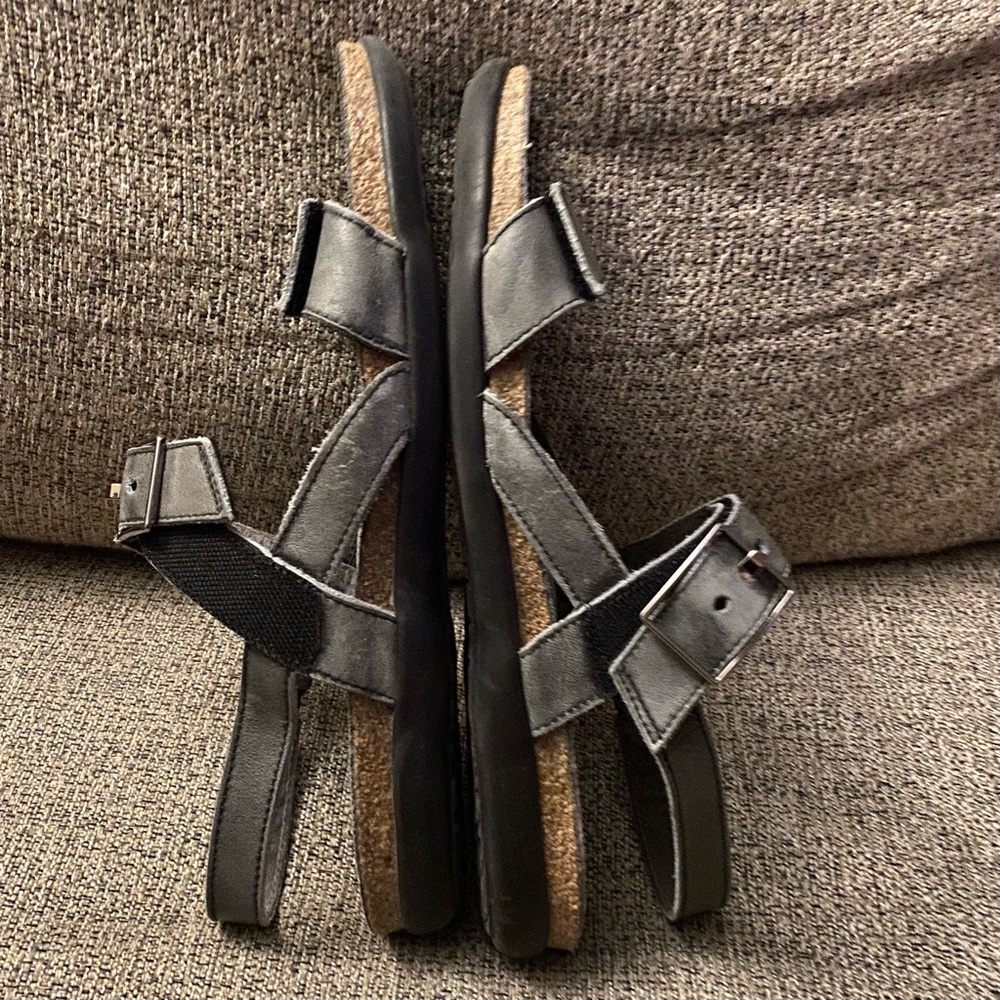 Naot Womens Norah Slingback Sandals Comfort Adjustable Pewter Gray EUR 42 - Picture 5 of 11